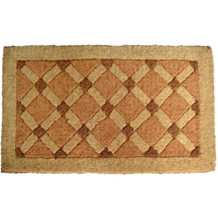 Imports Decor Inc Cross Board Entrance Mat enhances your home's entryway while protecting your interior flooring&# 689TCM